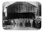 Early Fire Company In Front Of Fire House. The Branch Jail, Built In 1889 - The Fire House Built In 1891.